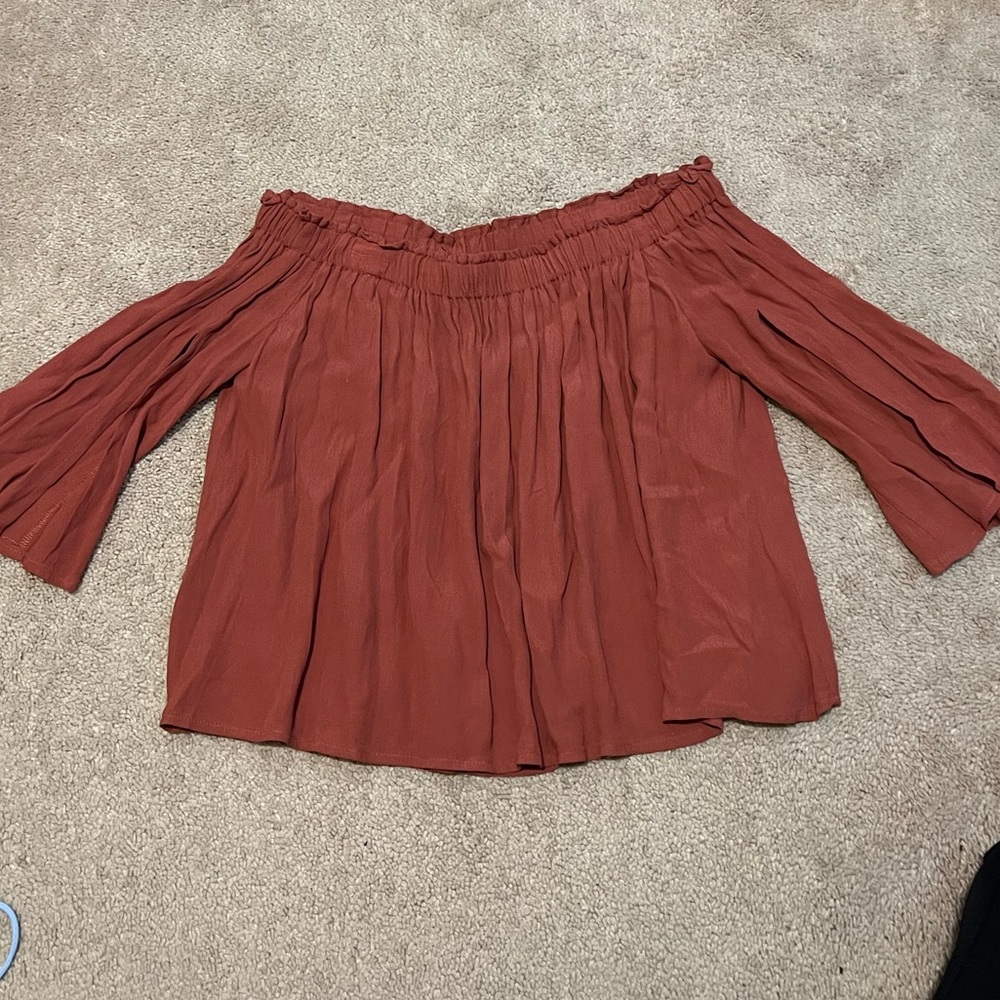 ASTR the Label Off the Shoulder Shirt